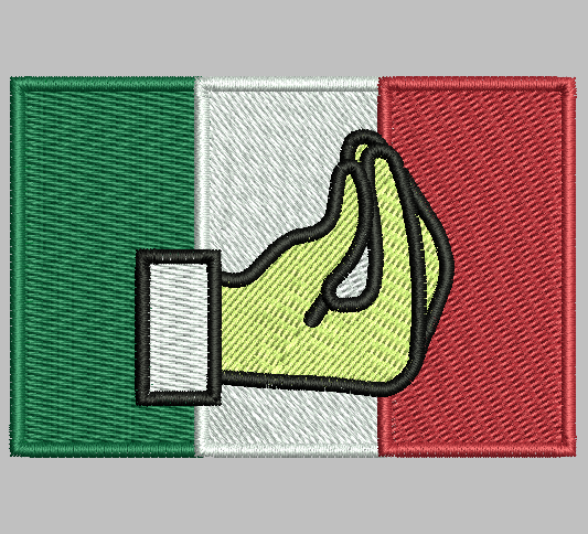 ITALY HAND FLAG
